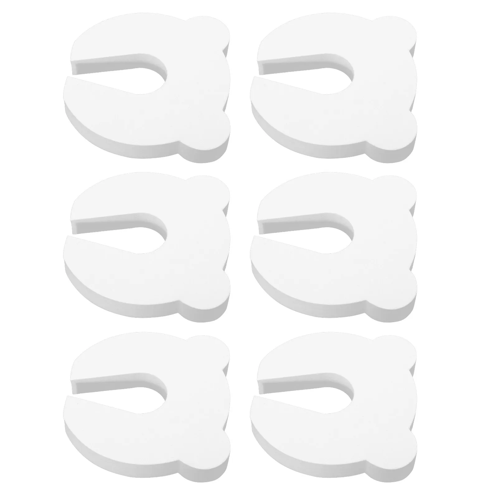 

6Pcs Baby Safety Door Pinch Guards No-Tools One-Hand Install Instant Finger Pinch Protector for Kids Room Door Stopper Wall