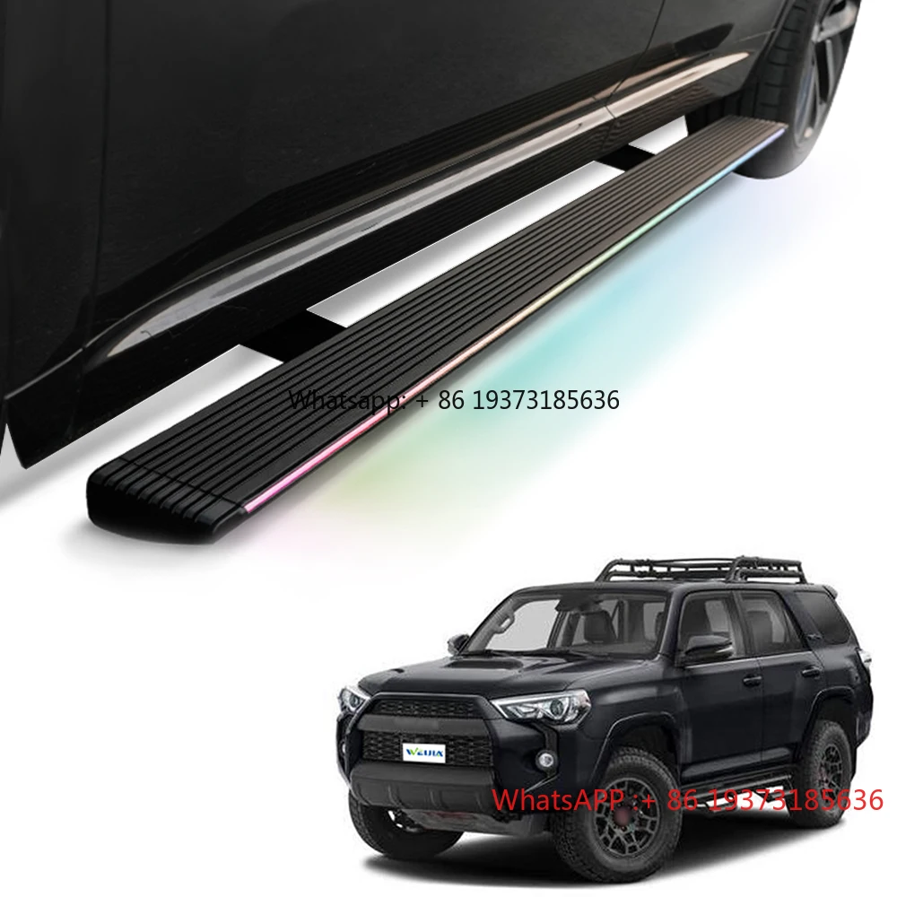 

WEIJIA выдвижные электрические боковые ступеньки для Toyota 4Runner, силовая подножка, размер доски, боковая ступенька, алюминиевый аксессуар