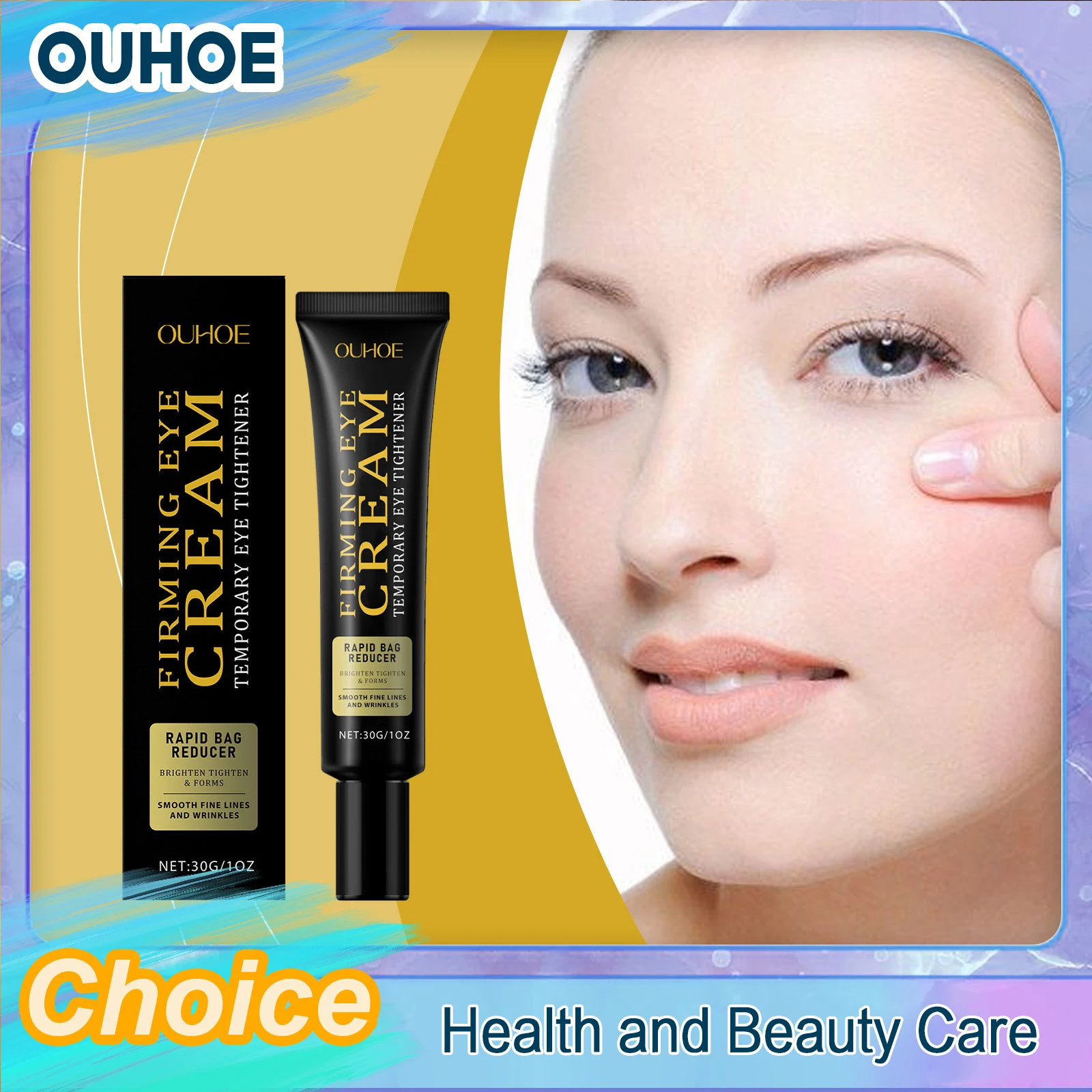 

Eye Firming Cream Dark Circles Removal Wrinkle Anti Bags Smoothing Moisturizing Eye Contour Nourishing Massage Eyes Repair Cream