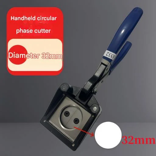 Handmatige ronde stansmachine 10mm-50mm, foto-snijder, stans voor papier, visitekaartjes, knutselwerk, doe-het-zelf projecten
