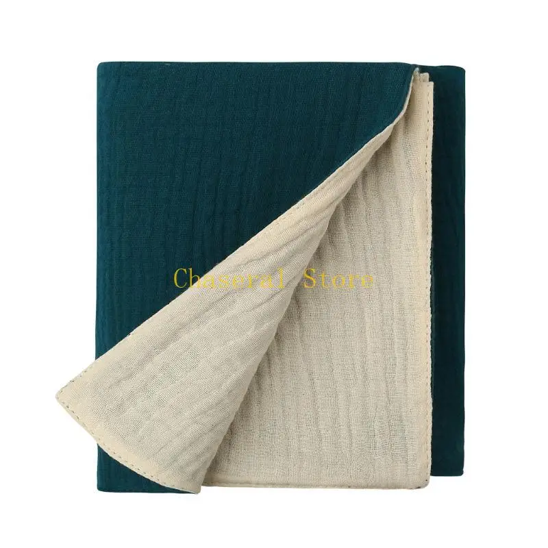 

E7CE Baby Towel Cotton Solid Color Large Towels Soothe Appease Sleeping Blanket
