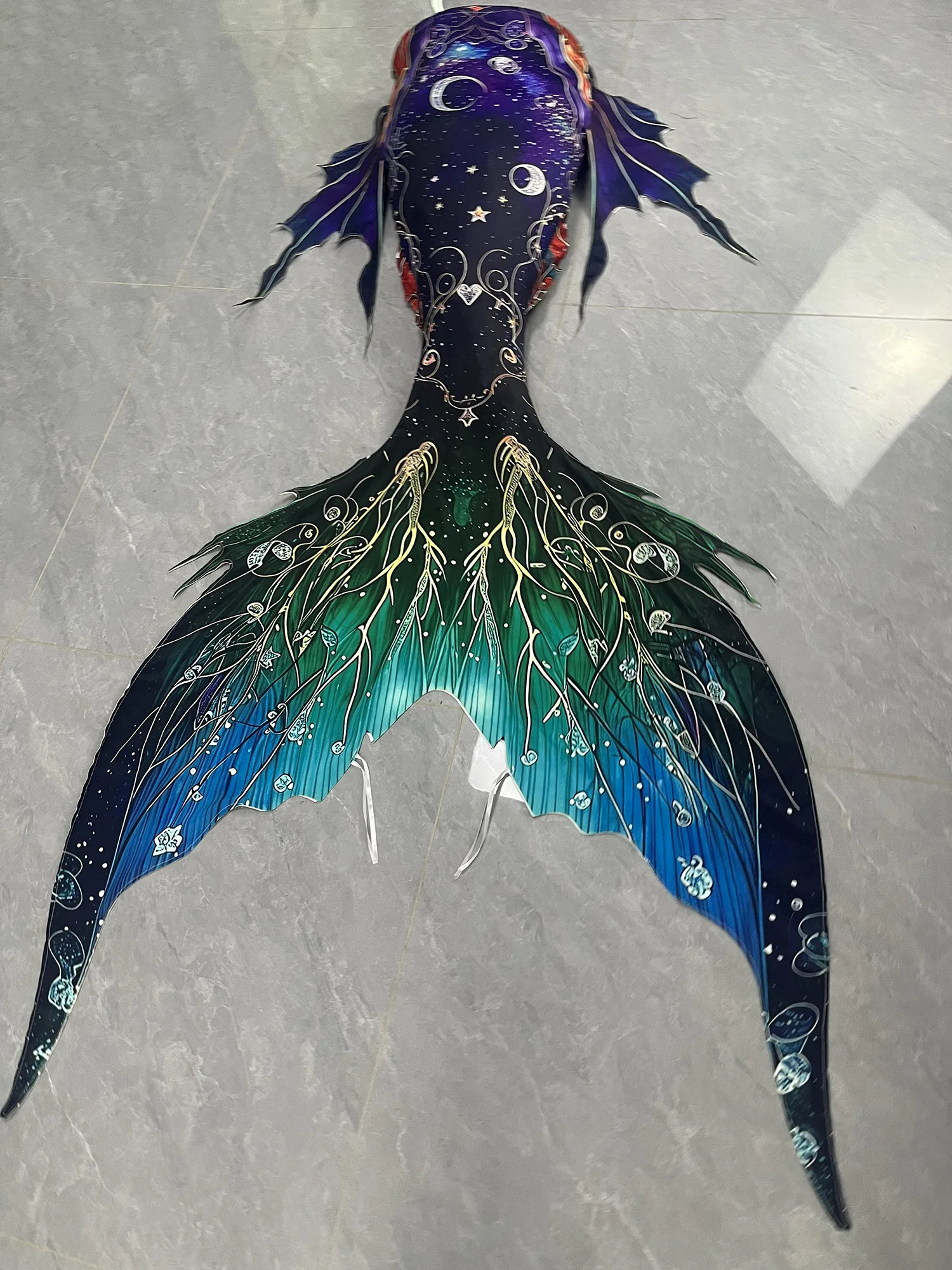 

Luxury Tailor Made Exquisite Printed Mermaid Tail Aquarium Mermaid Diving Performance Swimsuit Free Diving Photography Swimsuit