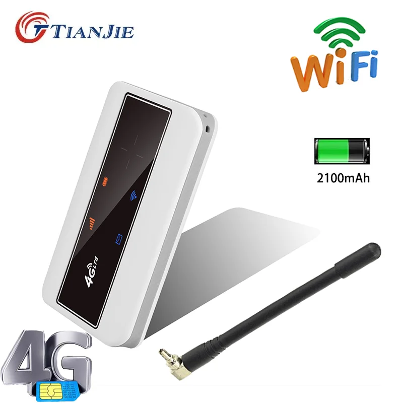 Unlocked Universal 3G 4G SIM Card Router CAT4 LTE FDD TDD WiFi Mini Mobile Hotspot Wireless Pocket Wi-Fi Portable Modem 150Mbps
