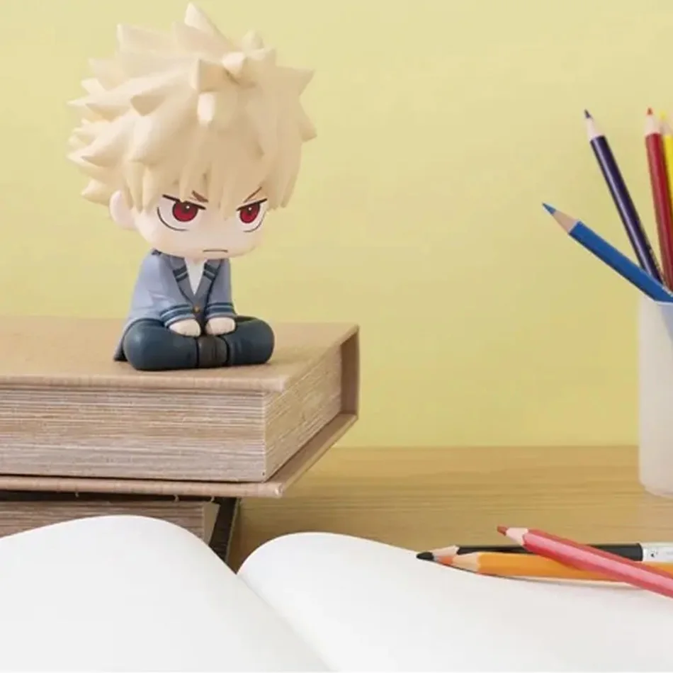 شخصية بطلي الأكاديمية أنيمي Asui Tsuyu Izuku deku Bakugou Katsuki شخصيات الحركة البلاستيكية نموذج جمع سلسلة اللعب الهدايا