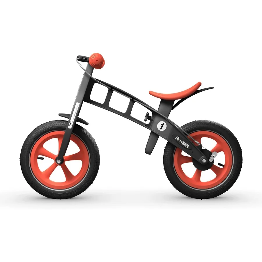 Bicicleta de equilíbrio de edição limitada com freio laranja equilíbrio bicicleta passeio-on brinquedo 22 meses-5 anos empurrar bicicleta sem pedal bicicleta criança bik