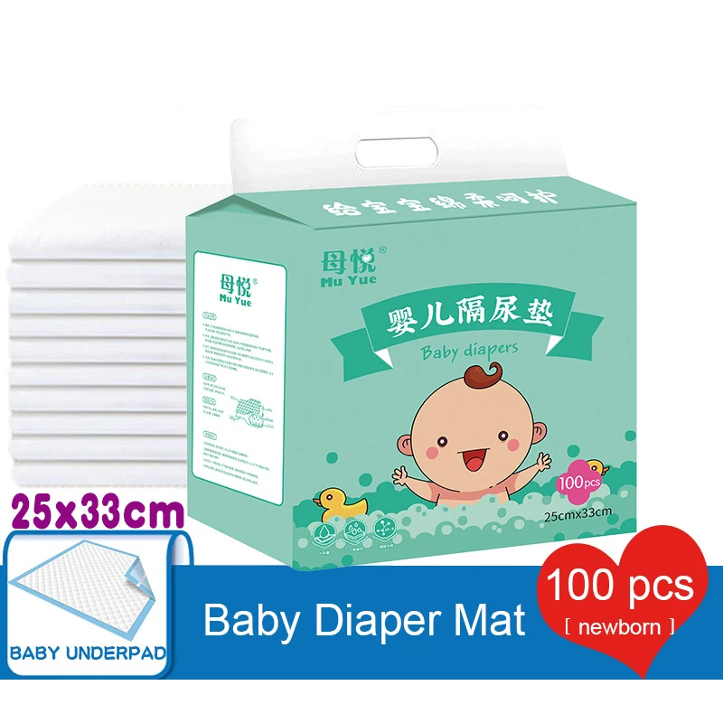 Baby Nursing Pad Disposable Diaper Paper Mat for Adult Child Baby Absorbent Waterproof Diaper Changing Mat