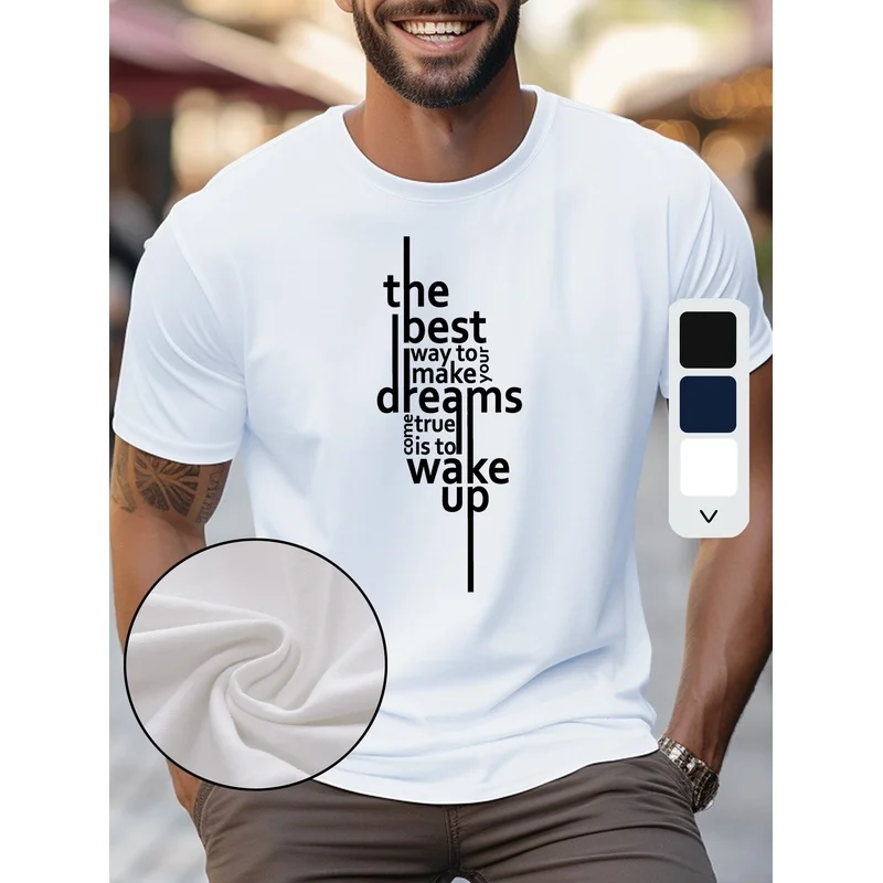 Men'S T-Shirt, New Men'S Summer Short-Sleeve 