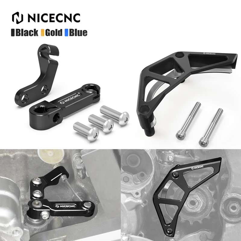 

Motorcycle One Finger Clutch Lever Bracket & Chain Guard For Suzuki DRZ400S DRZ400SM DR-Z400 S SM 2000-2024 2023 2022 2021 2020