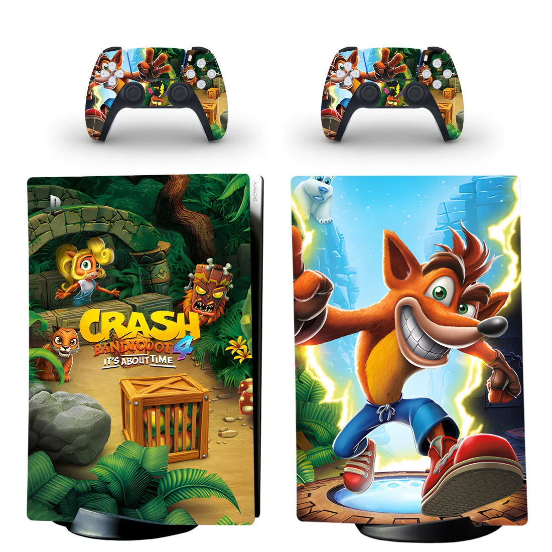 adesivo-de-vinil-crash-bandicoot-ps5-para-console-e-2-controles-capa-protetora-digital