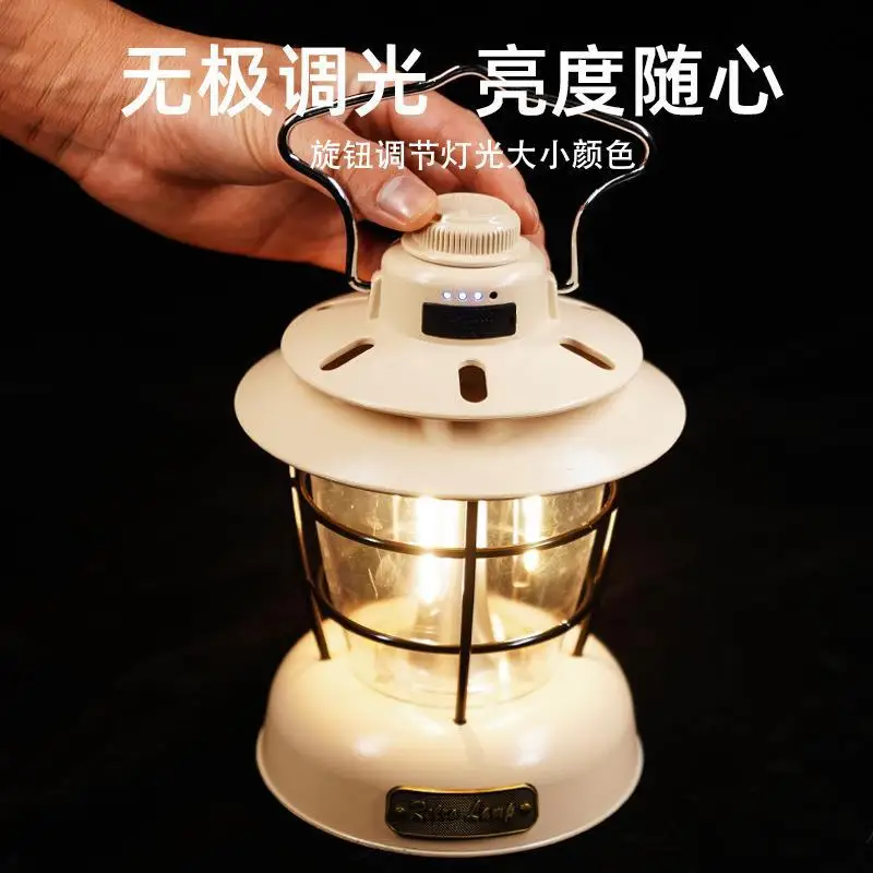 

Camping Light Multi functional Retro Horse Lantern Tent Light Work Light Emergency Lighting Portable Mountain