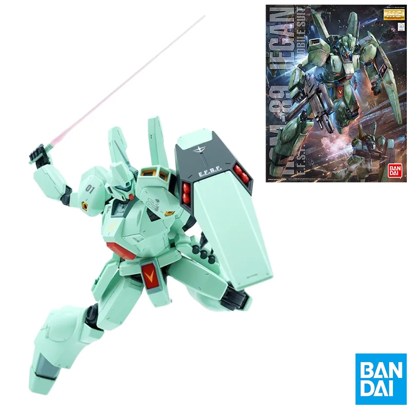 

BANDAI Original MG 1/100 MG202 1/100 Jegan Action Figure Assembly Model Toys Collectible Model Ornaments Gifts for Children