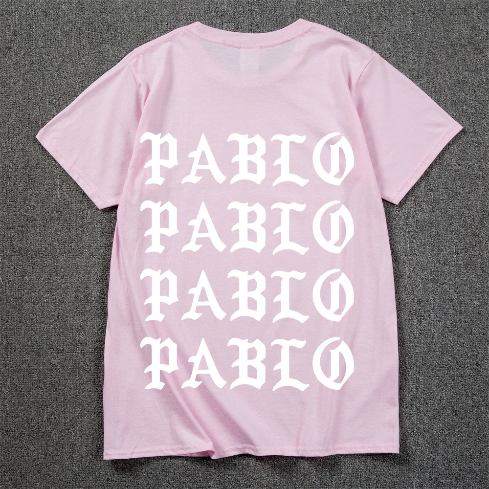 Kanye West I Feel Like Pablo T shirt Men Streetwear Social Club Rapper T-Shirt Round Neck 100% Cotton Casual Pablo tshirt homme