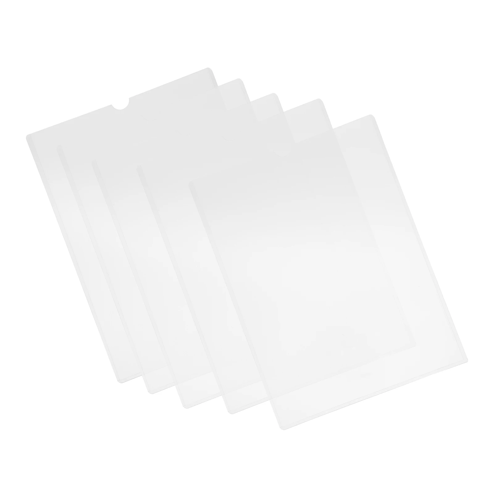 

5 Pcs Certificate Set Business License File Folder Poster Protector Pvc Documents Covers