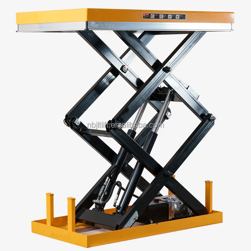 

HWS2001 2000KG 1.78M Industrial Hydraulic Scissor Lift Table Semi Electric Fixed Lifting Platform