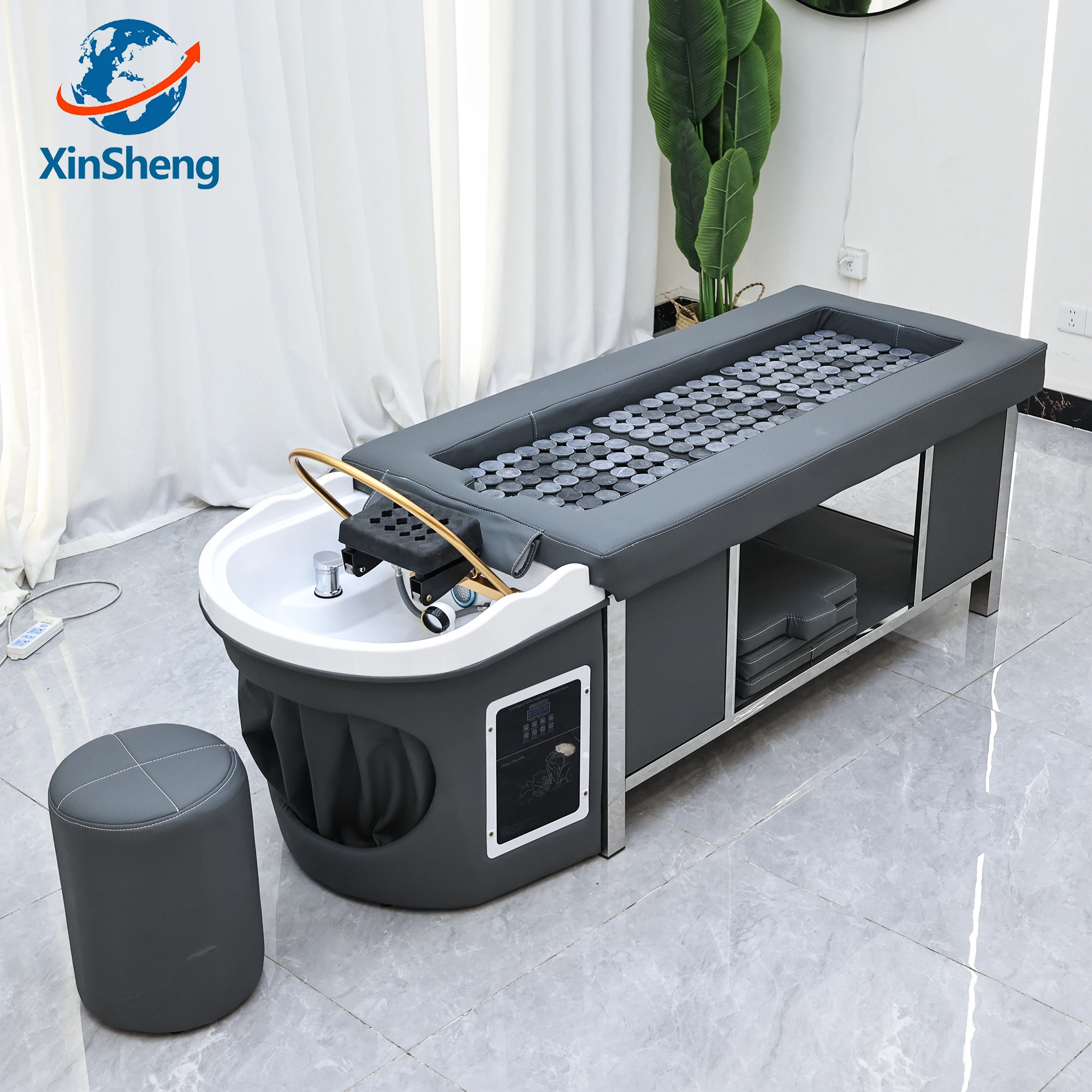 

XinSheng Thai Massage Table Massage Bed Head SPA Shampoo Beds Beauty Salon Furniture Sofa Bed Barber Hair Washing Equipment