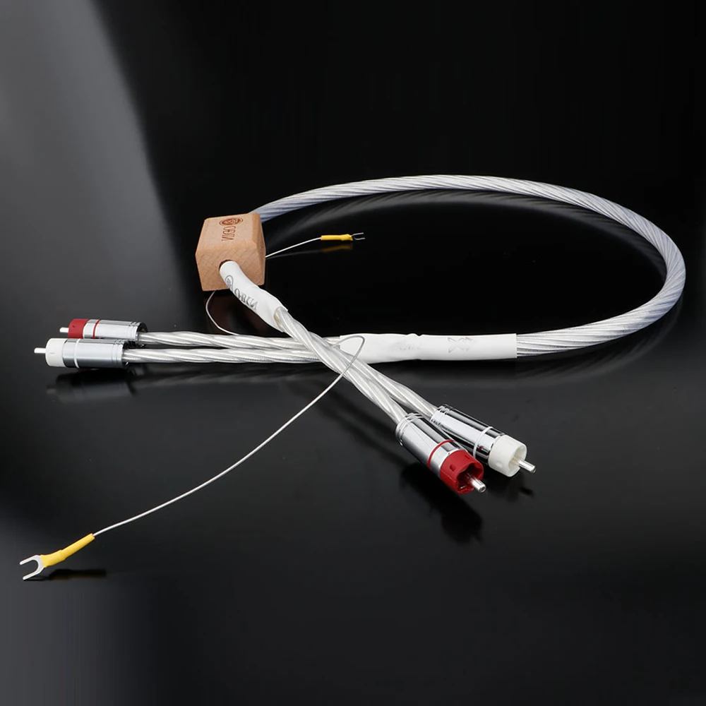 Nordost ODIN HI-END HIFI Fever Audio RCA Signal Cable Souble Lotus Sterling Silver Audio Cable CD Amplifier Tube Cable