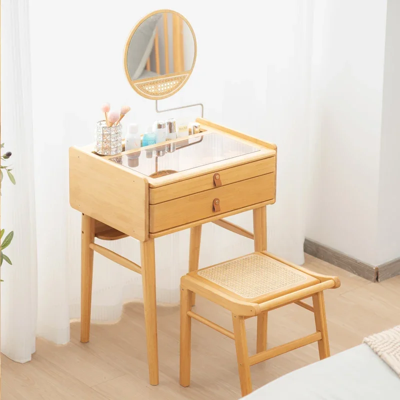 

Bamboo makeup stool rattan chair