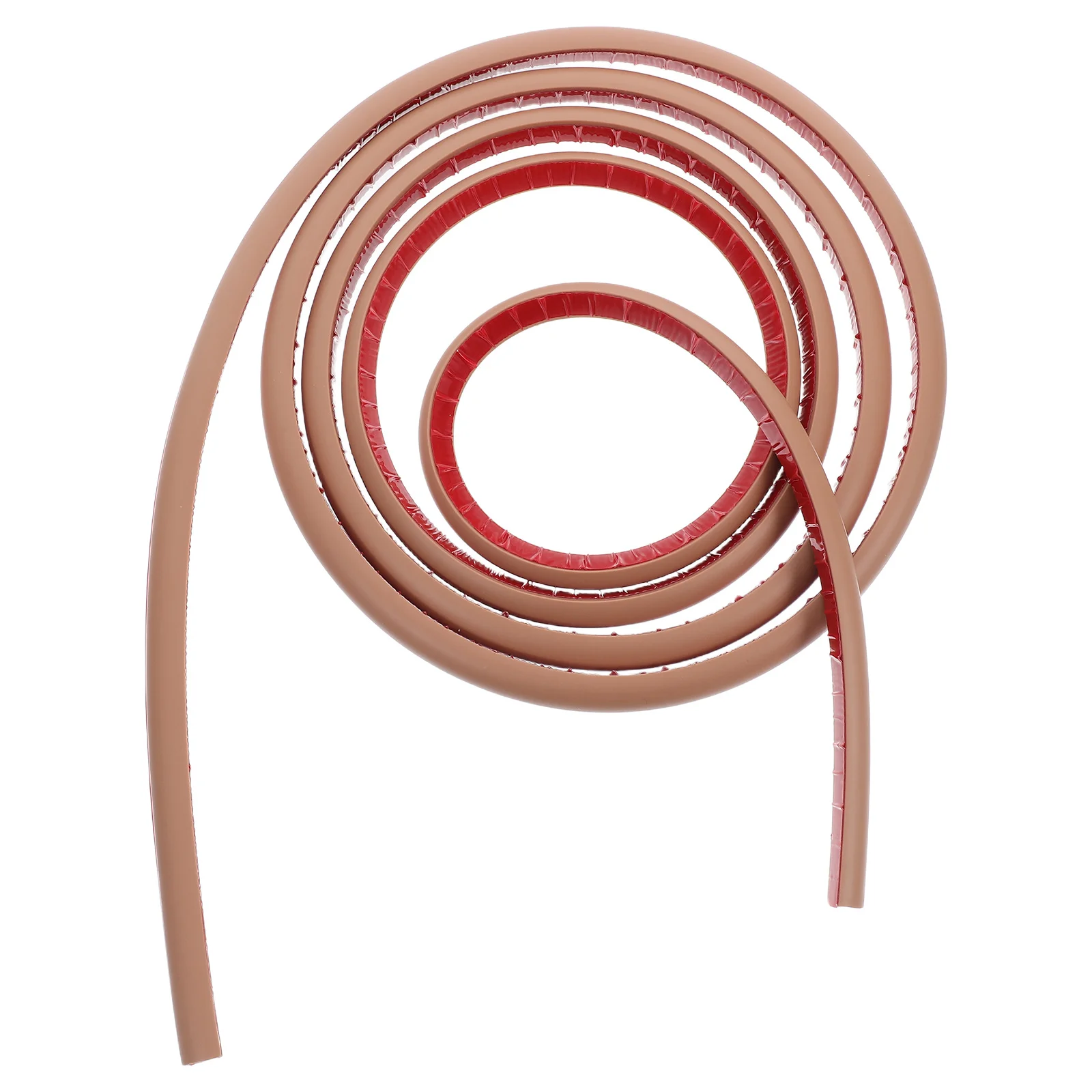 3 أمتار بولي كلوريد الفينيل ربع قوالب الحذاء المستديرة ذاتية اللصق تقليم مرن لحافة الأرض اللوح حوض الزاوية انحناء ديكور