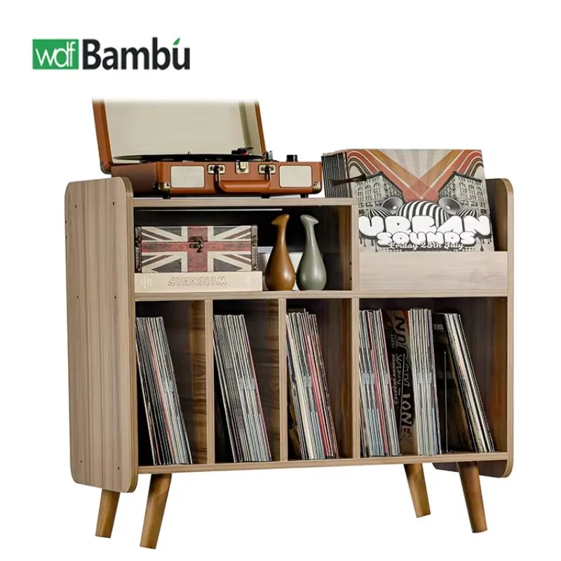 

Изготовленный на заказ шкаф для хранения виниловых пластинок Mesa Para Tocadiscos, подставка для игрока, настольная подставка для проигрывателя пластинок