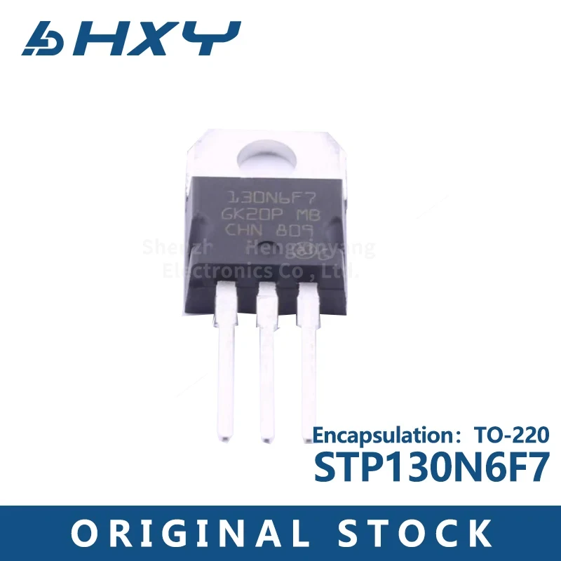 5PCS   STP130N6F7 package TO-220 field effect tube N-channel MOS tube 60V 80A