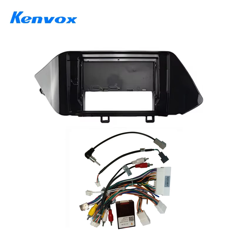 Car Radio Dash Mount Installation 9 Inch Double 2 Din DVD GPS MP5 Frame Trim Kit Fascia Panel For Hyundai Sonata 10 2020