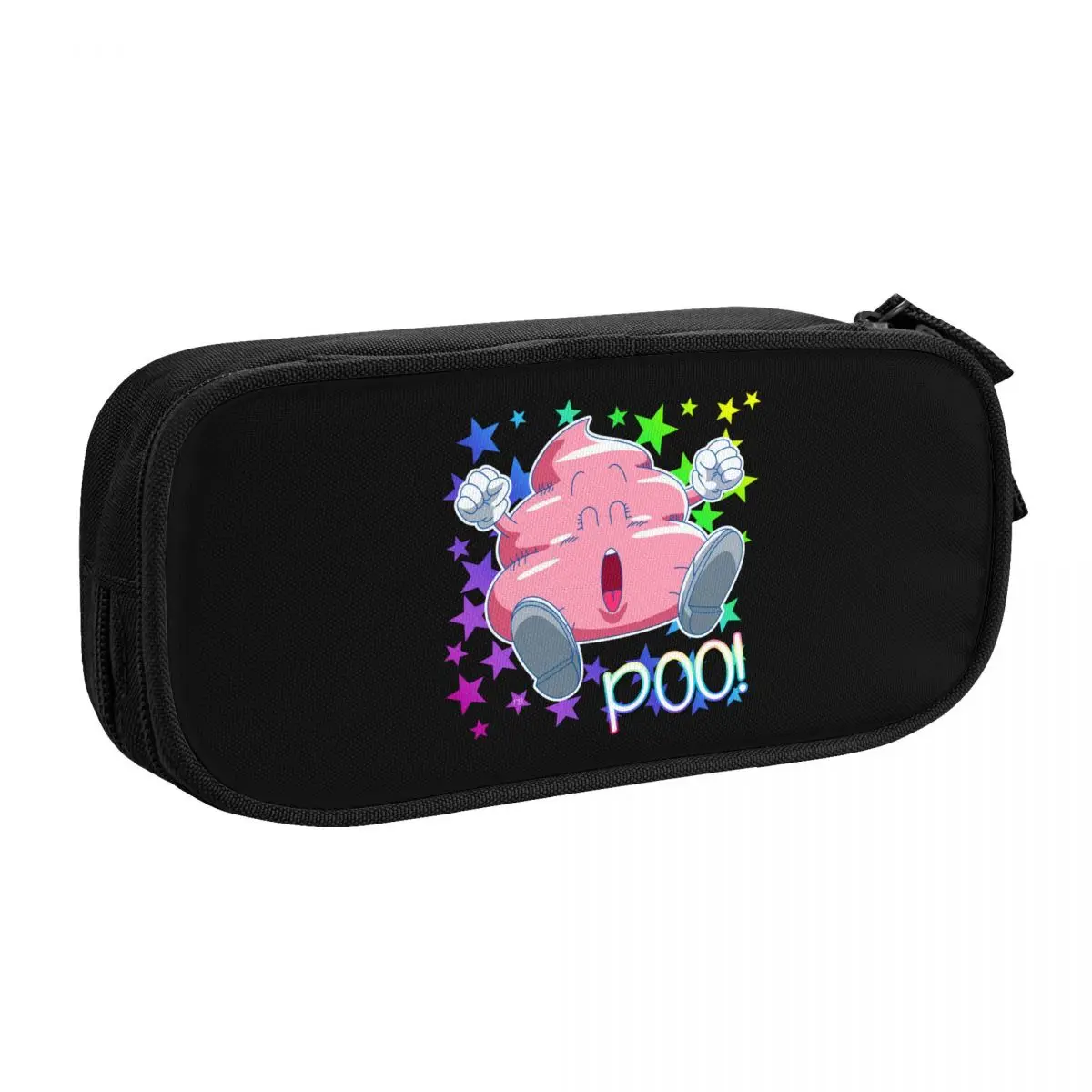 Custom Cute Arale's Poo Pencil Case for Boys Gilrs Large Capacity Dr. Slump Japan Manga Anime Pencil Box School Supplies