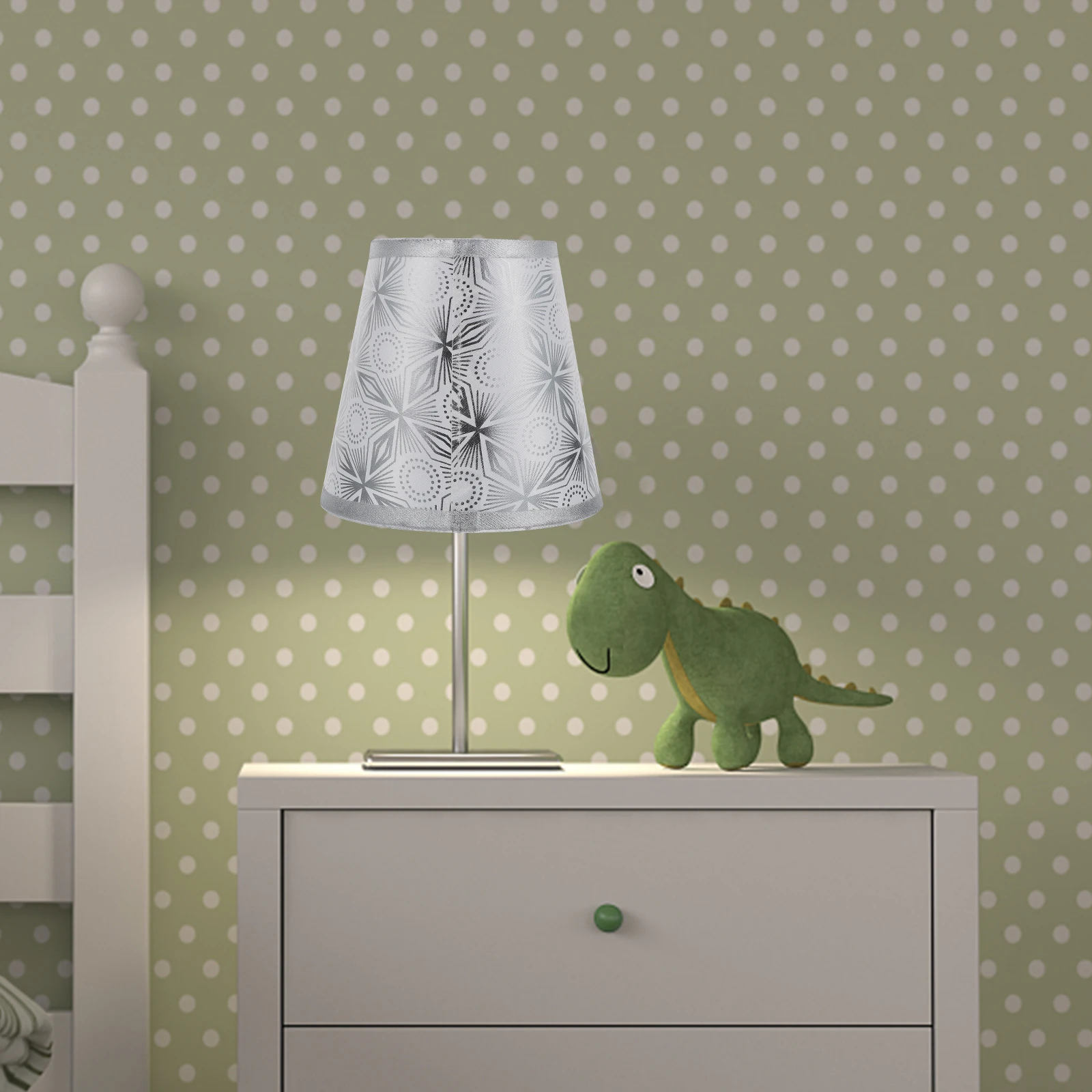 

1pc Cloth Ceiling Light Shade 12 Inch Wave Bottom Lamp Cover For Home Wall Floor Lamp Lighting Accessory