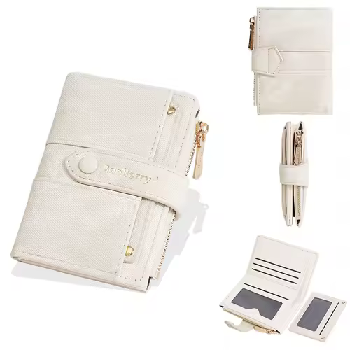 Baellerry New Fashion Women Short Wallets Zipper Coin Bags Top Quality Female Purse Coin Pocket Women's Detachable Card Clip - Image 13