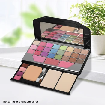 아이섀도우 립 글로스 포함 메이크업 선물 세트, 종합 키트, 아이브로우 파우더 블러쉬, 여성을 위한 이상적인 선물, 27 색 Best5 아이섀도우 립 글로스 포함 메이크업 선물 세트, 종합 키트, 아이브로우 파우더 블러쉬, 여성을 위한 이상적인 선물, 27 색 Best5