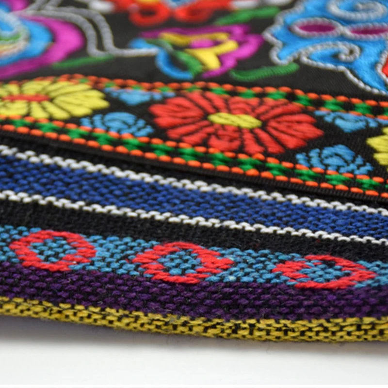 Hmong Vintage ethnische Umhängetasche Stickerei Boho Hippie Quaste Tote Messenger – Detail 18