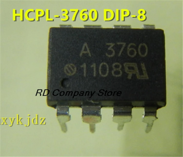 

10pcs A3760 HCPL-3760 HCPL-3760-500E HP-376 HCPL3760 HP3760 Free Shipping