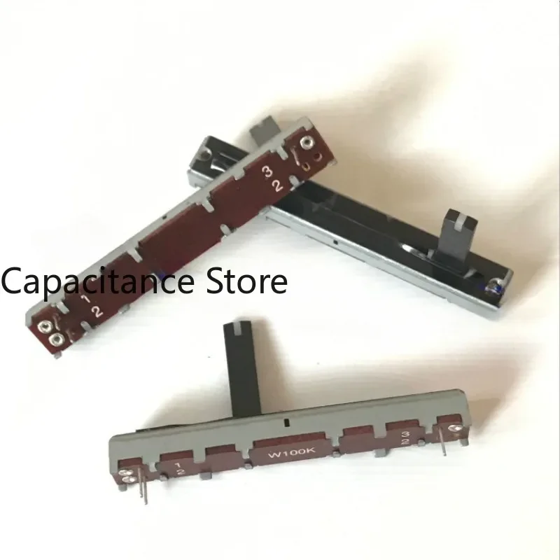 

5PCS 6cm sliding potentiometer W100K with midpoint mixing console, dbX1231 equalizer pusher