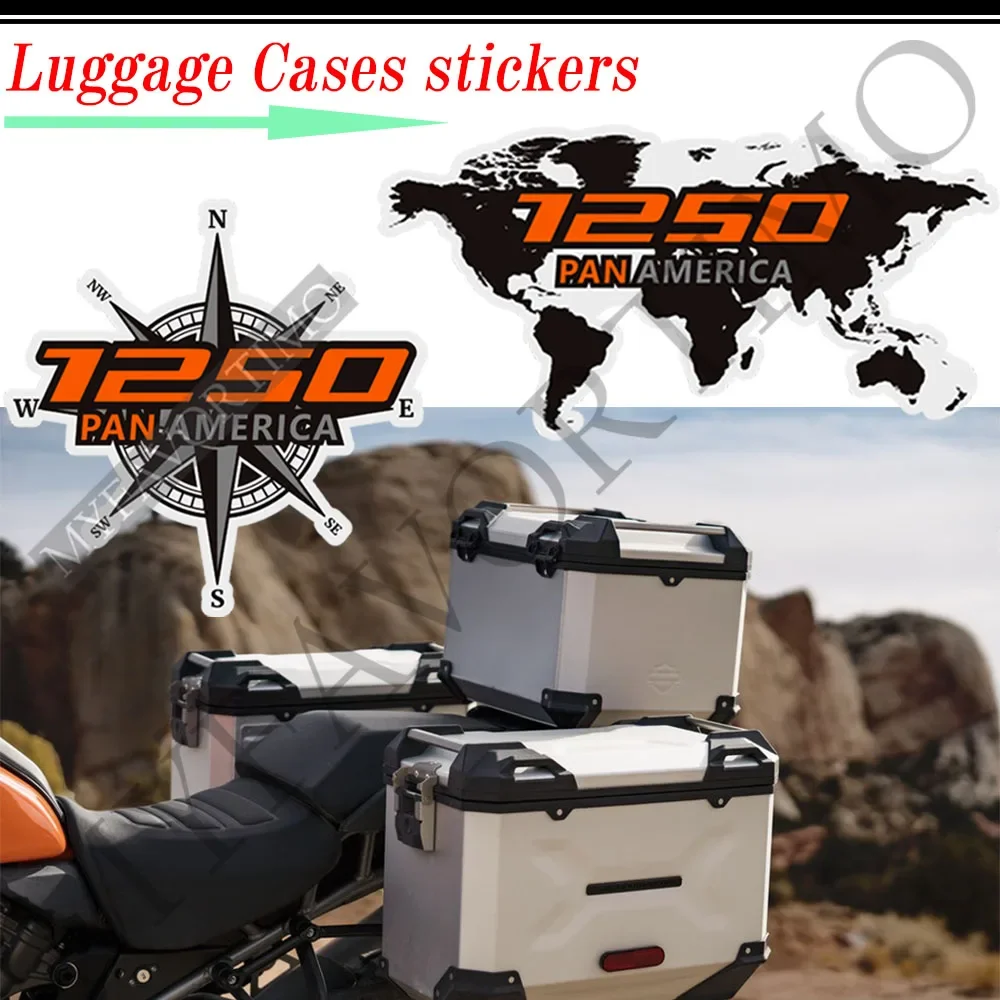 

Motorcycle Stickers Decals For HARLEY Pan America 1250 Aluminum Luggage Cases Trunk Panniers Protector Adventure