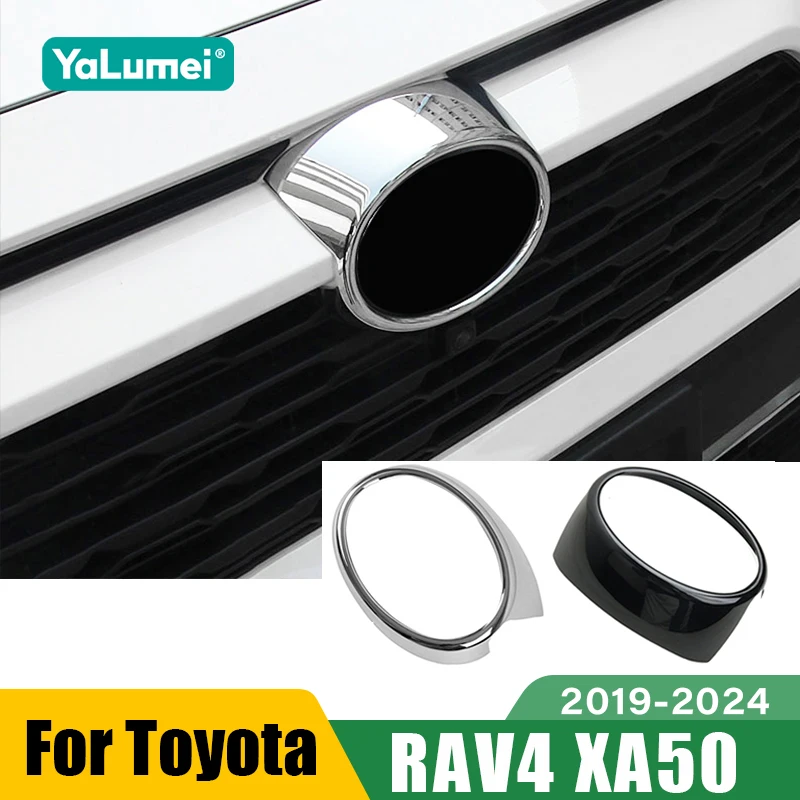 

Для Toyota RAV4 XA50 2019 2020 2021 2022 2023 2024 RAV 4 Гибридная передняя решетка автомобиля с логотипом, накладка на рамку, аксессуары
