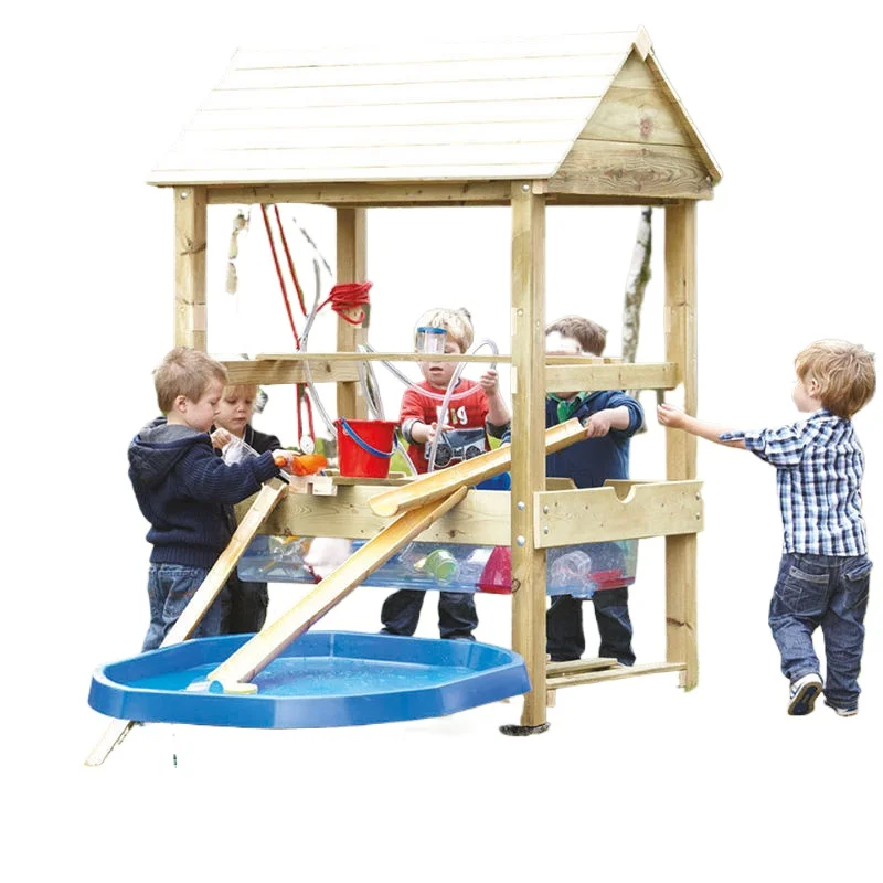 

Outdoor Wooden Sensory Pretending Sand Platform Daycare Games Activities Playground