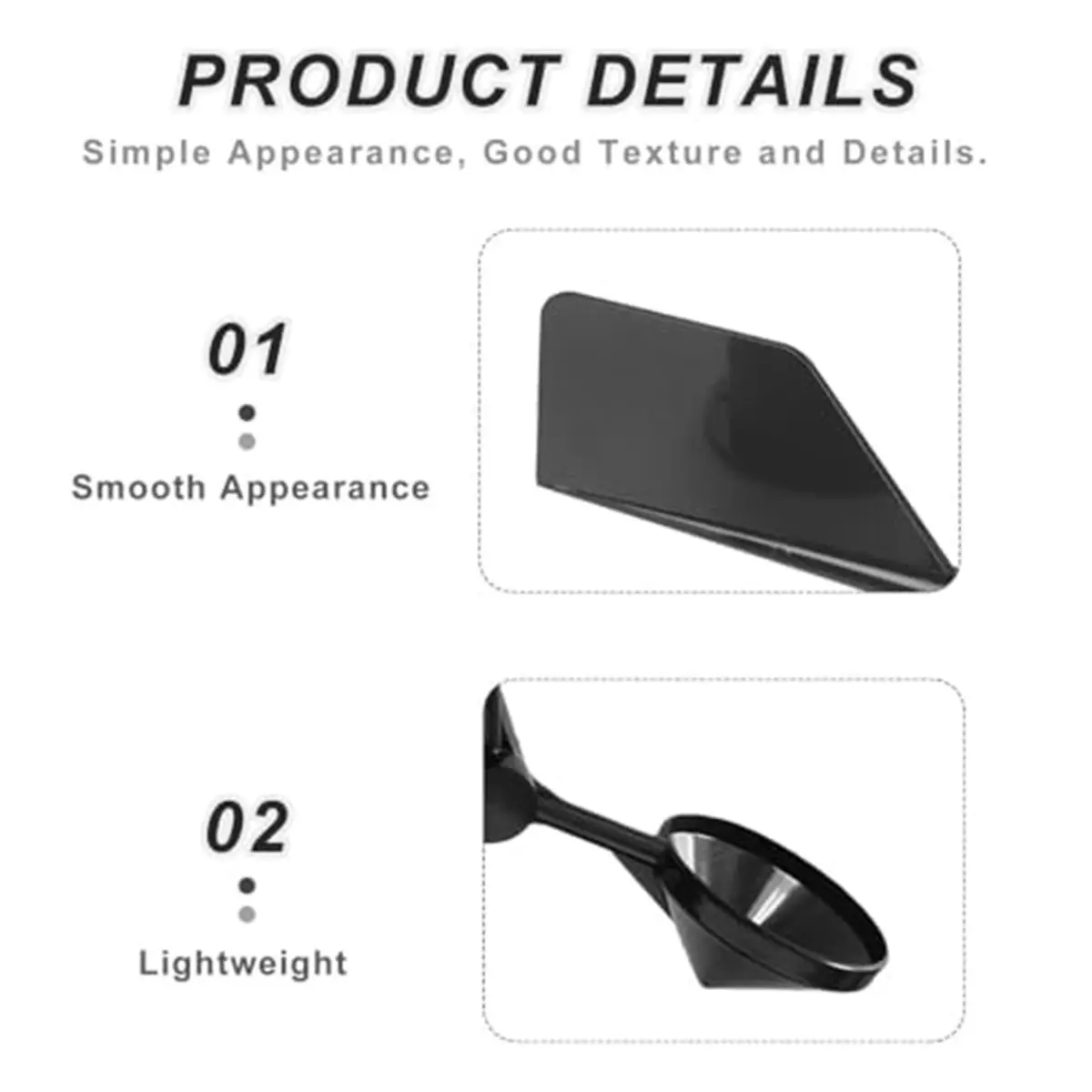 Weather Station Wind Direction Indicator Replacement Vane, ABS Black Finish Universal Fit for Strong Wind Conditions