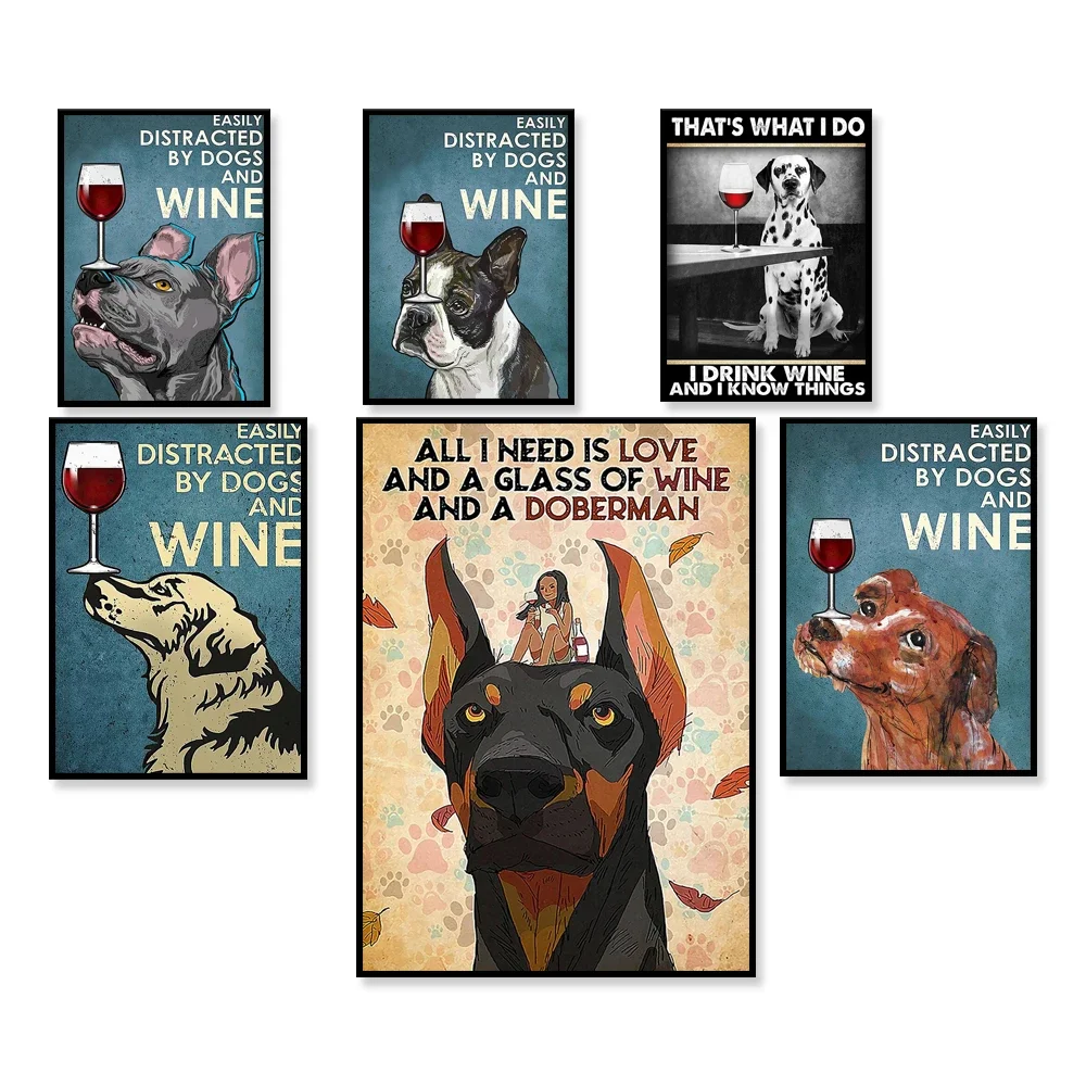 Dalmatian, this is what I do, easily distracted by dogs and alcohol, golden retriever, boston terrier, pit bull drinking poster