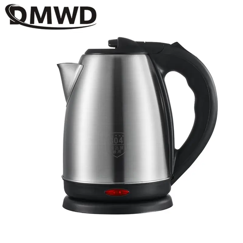 DMWD 1.8L Electric Kettle Quick Heating Electric Boiling Kettle Stainless Steel Water Heater Automatic Shut Off Jug 1500W 220V