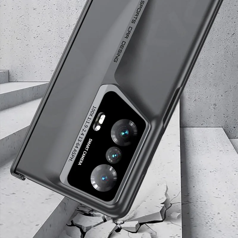 Magnetic Hinge Blade Armor Style Case For Honor Magic VS With Front Glass Camera Protective Matte Hard Cover For Magic VS Case