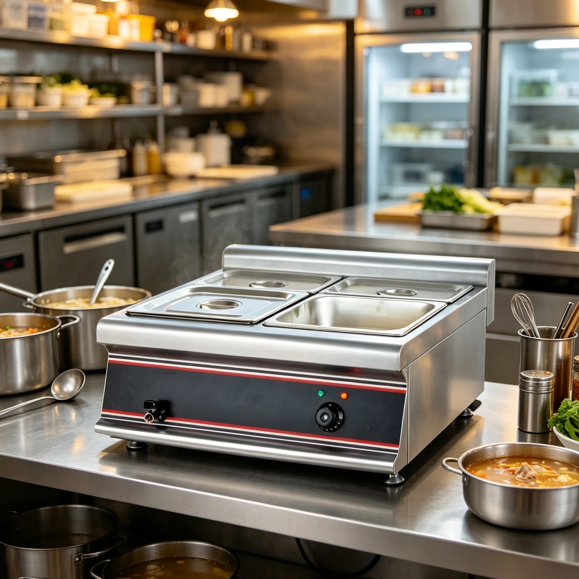 T*&Electric Dual Tank Deep Fryer Countertop 2 Basket Independent Temperature Control Deep Frying Machine for Fast Food Shop