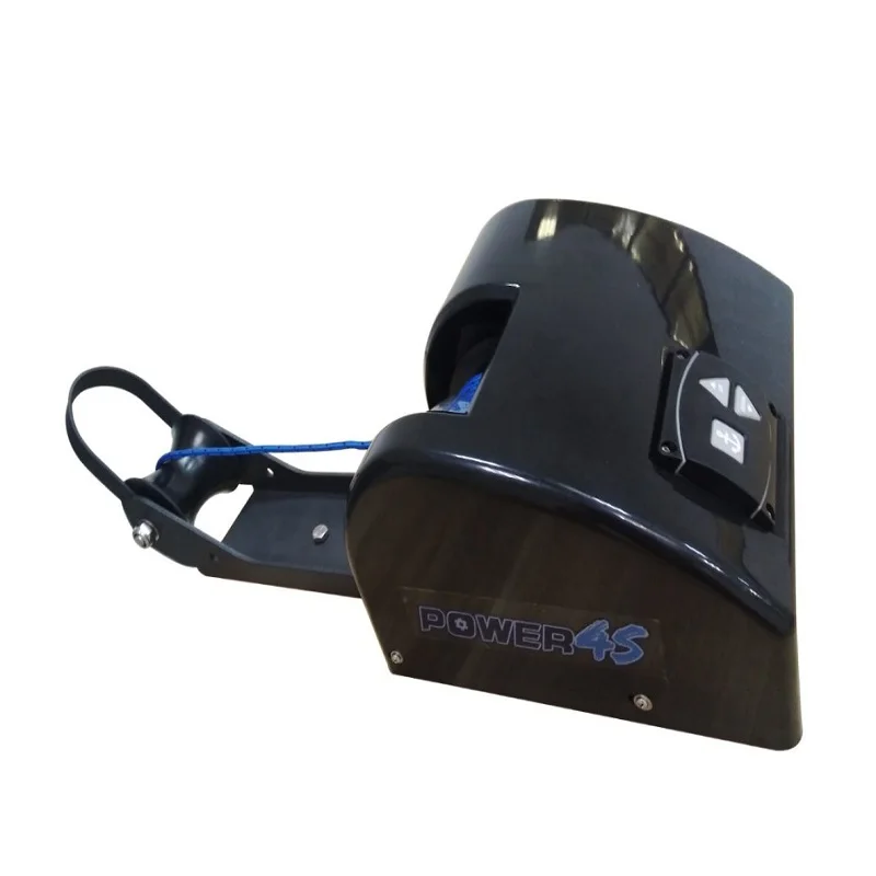 12V Wireless Remote Control Anchor Winch for Freshwater 25LBS Black Marine Boat
