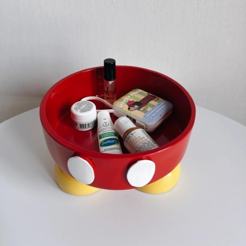 

Cartoon Mickey Figure key storage foyer home decoration living room desktop Model storage shelf Ornaments Birthday Gift Toy