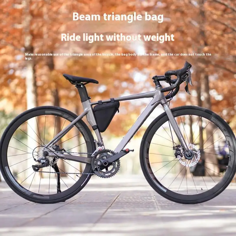 Cycle Frame Bag Waterproof Frame Bag Triangle Bag Cycle Pouch Storage Bag Triangle Bag Frame Bag For Cycle Lock Tools Or Jacket