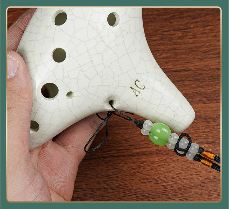12-Loch Keramik-Ocarina in Alto-C-Stimmung für Anfänger Präzise Intonation Musikinstrument Ocarina – Detail 10