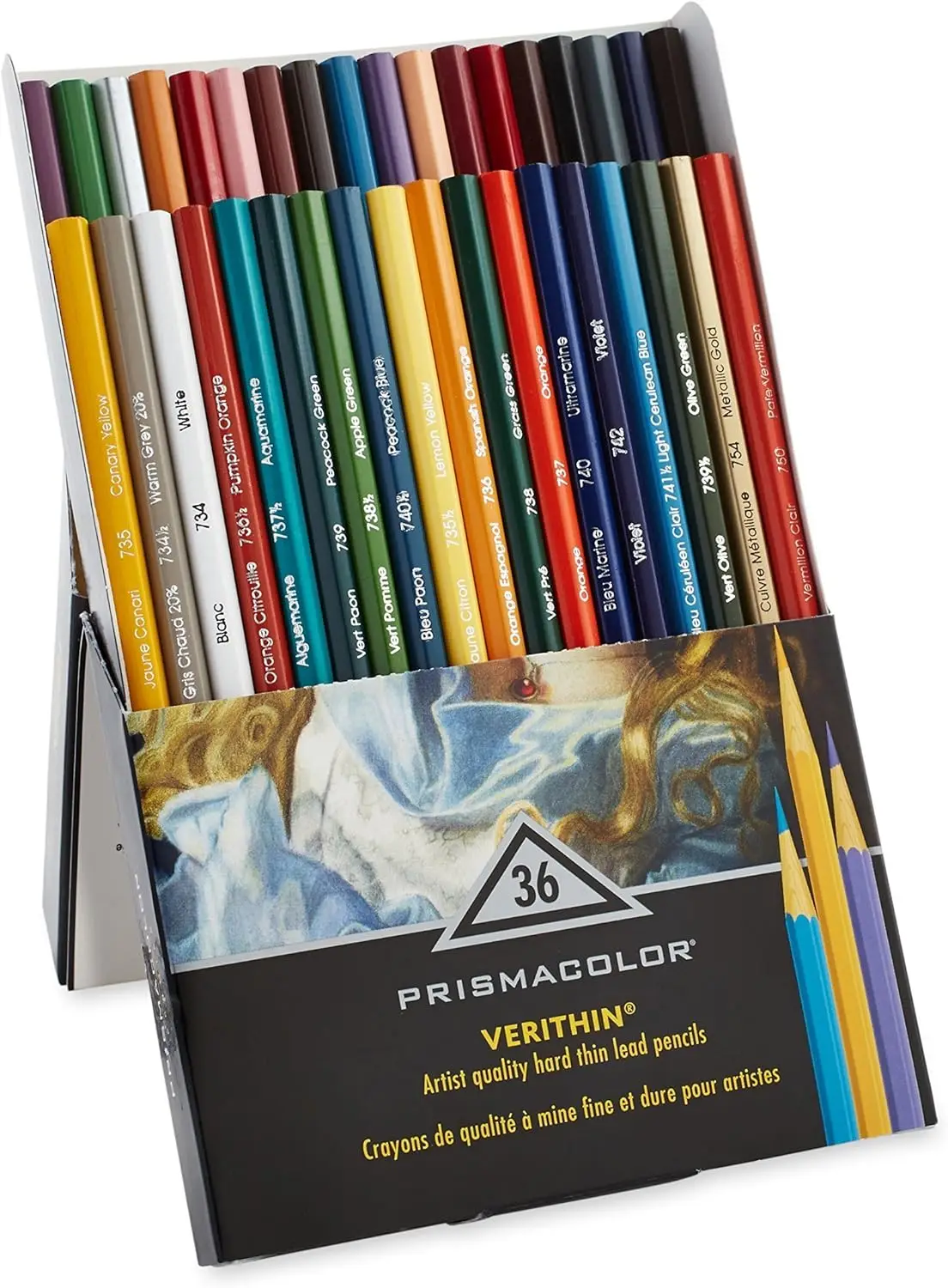 

Ultra-Fine Colored Pencils for Adult Coloring, 36-Pack with Rich Pigments