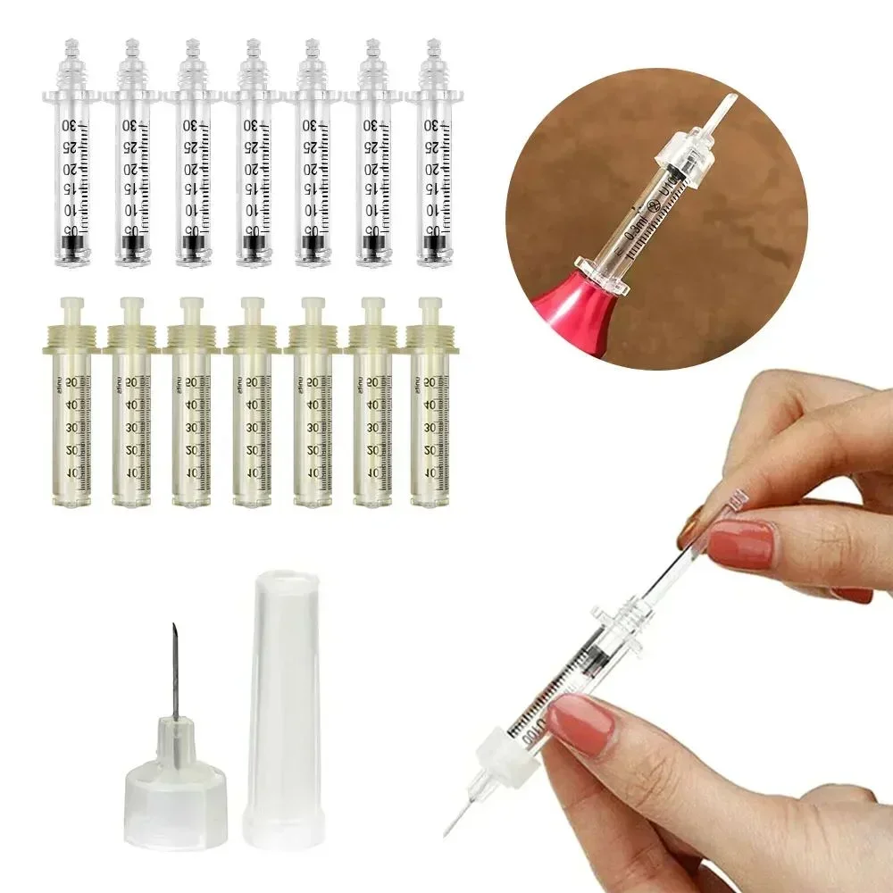 0.3/0.5ML Hyaluron Acid Pen Adjustable Pressure Atomizer Reduce Blemishes Wrinkles Thickening Lips Hyaluronic Needleless Syringe