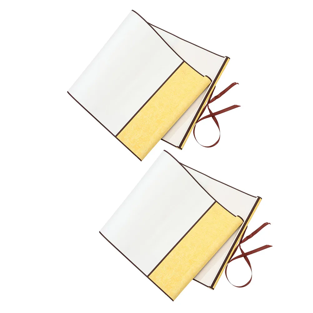 

2 рулона традиционной китайской бумаги для живописи, чистая бумага Xuan для каллиграфии, акварели, домашнего декора и украшения гостиной