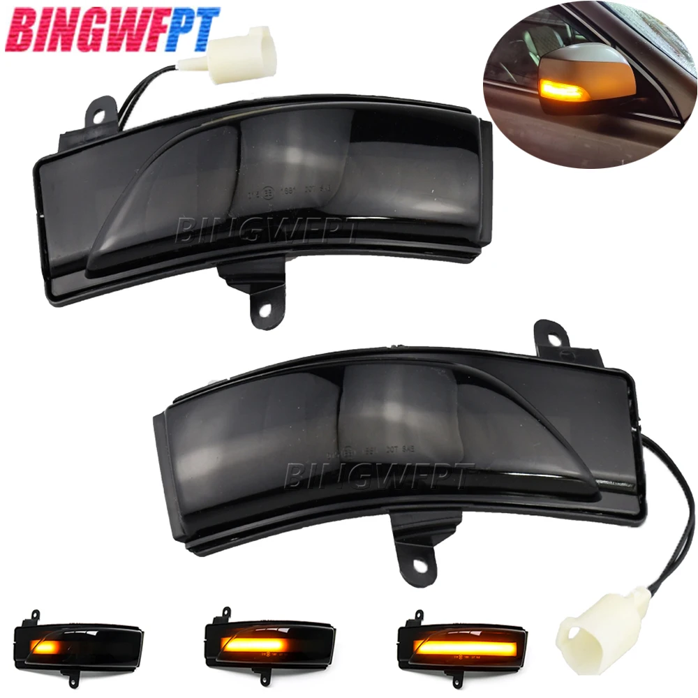 2PCS Dynamic Blinker LED For Subaru Forester 2014 2018 Outback 2013 2014 Crosstrek Impreza Legacy Mirror Turn Signal arrow light