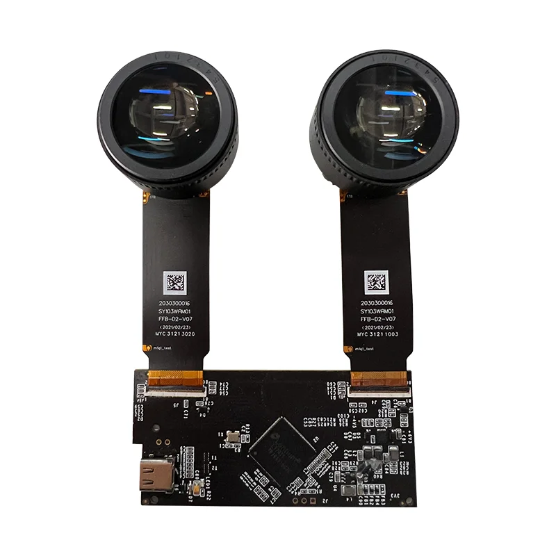 TDO 3D Pannenkoek VR Lens 1.03 Inch 2560x2560 Mipi Micro Organische Light Emitting Diode Display Module Met Optische Lens AMOLED