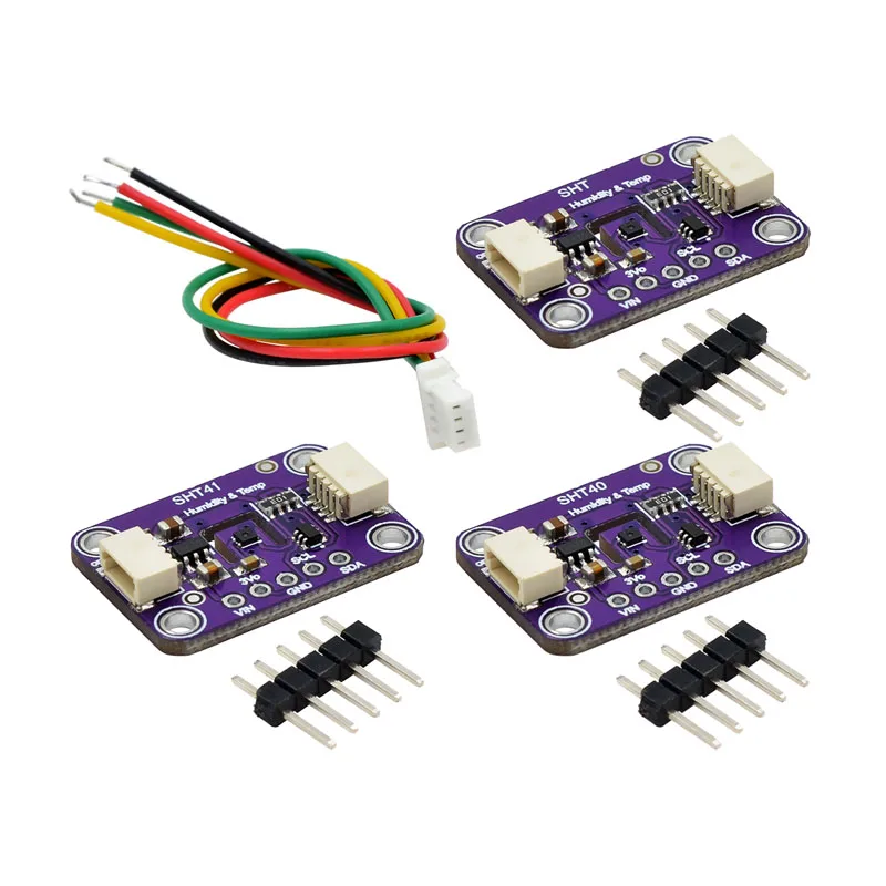 1/2/5/10/20Pcs SHT40 SHT41 SHT45 Temperature and Humidity Sensor For QWIIC Interface Temperature and Humidity Module